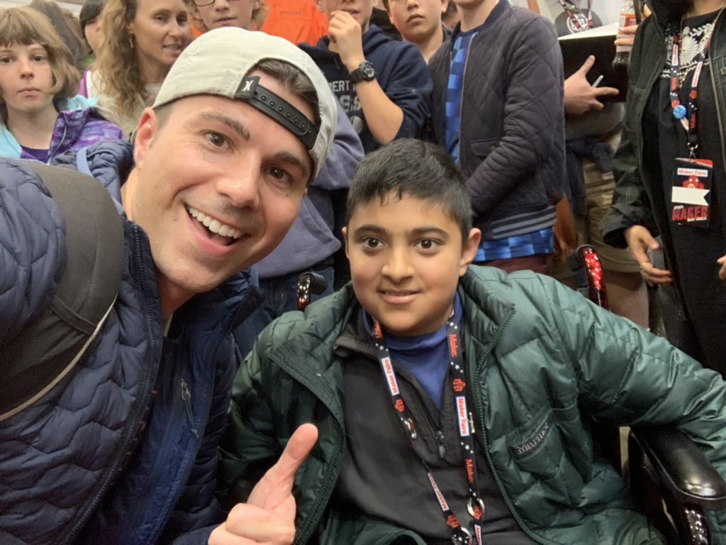 I just love <a href="/makerfaire/">Maker Faire</a>. #inspired #mfba19 <a href="/MarkRober/">Mark Rober</a>