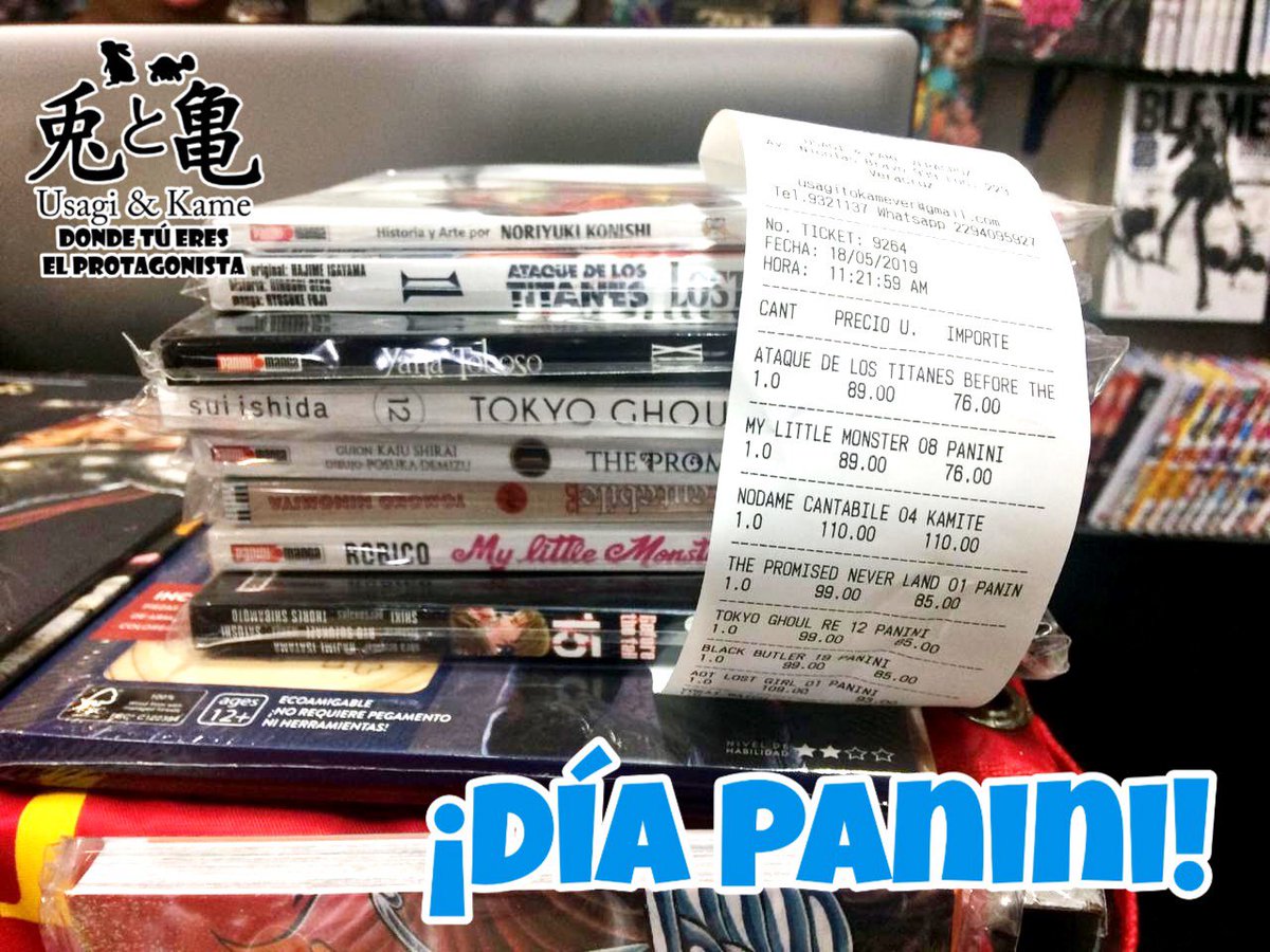 UsagiToKameMx's tweet photo. ¡No olvides visitarnos en nuestras sucursales de #Veracruz, #Pikashop y #Pericentro para poder disfrutar del #DíaPanini! 🐰🐢
#DondeTúEresElProtagonista 😉 https://t.co/Ufi1F4Nfxn