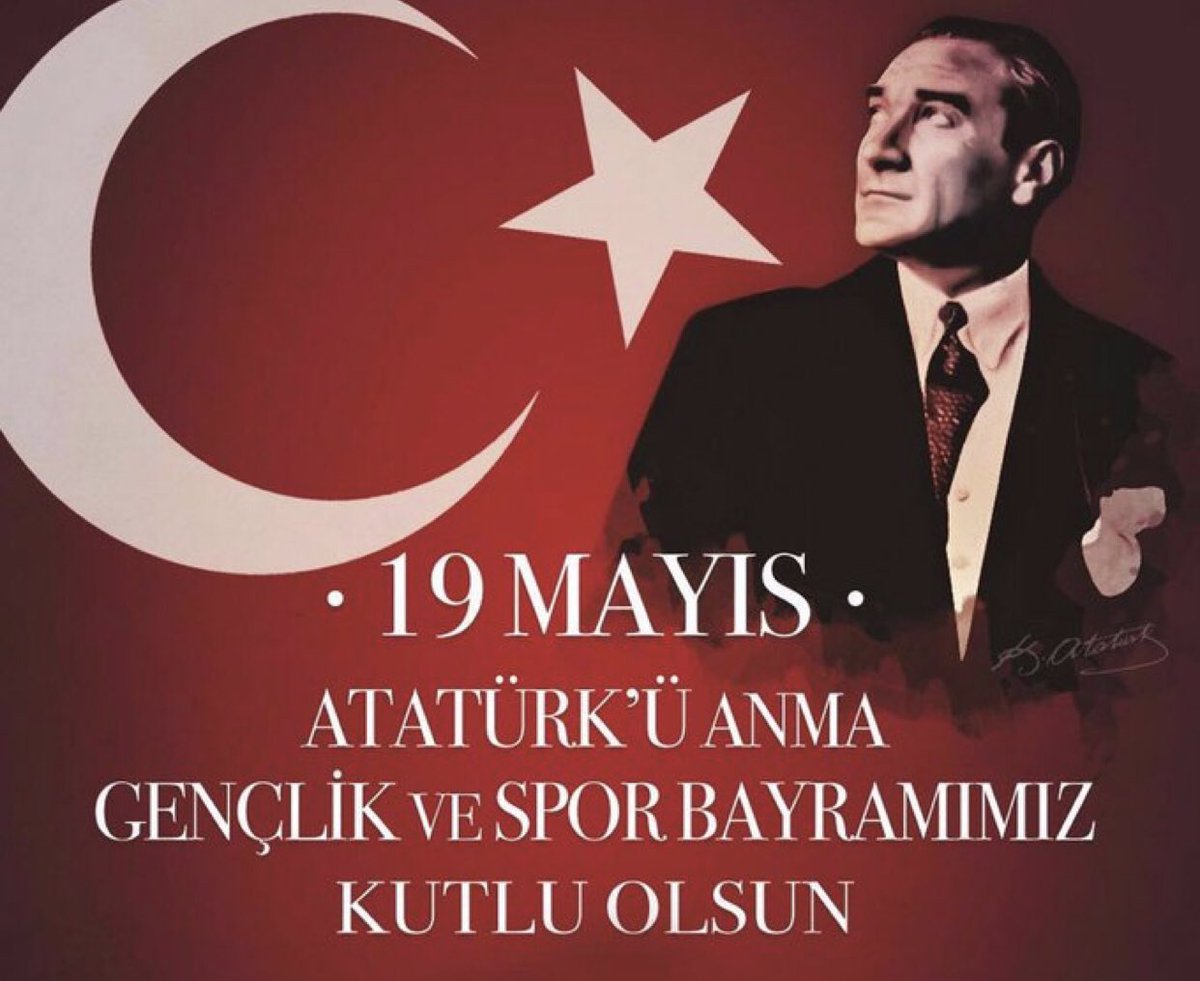 turkcerockzone's tweet photo. 19 Mayıs Atatürk’ü anma, Gençlik ve Spor Bayramı’mızın 100. yılı kutlu olsun
 #19MAYIS1919 https://t.co/tc46f24iuf