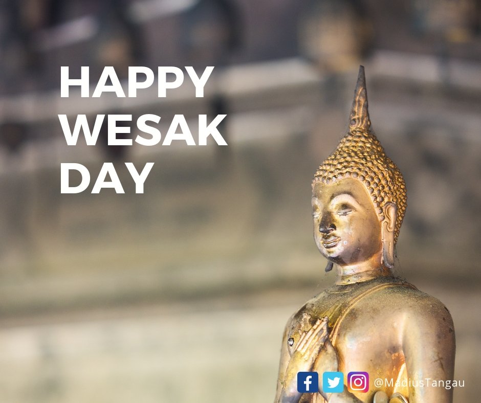 madiustangau's tweet photo. I was told that Wesak signifies the birth, enlightenment and death of Gautama Buddha. Despite, I'm not able to truly understand its significance but on this special day I wish all Buddhist a Happy Wesak Day. May you have a blessed journey towards attaining enlightenment. https://t.co/lnlUhVWbRZ
