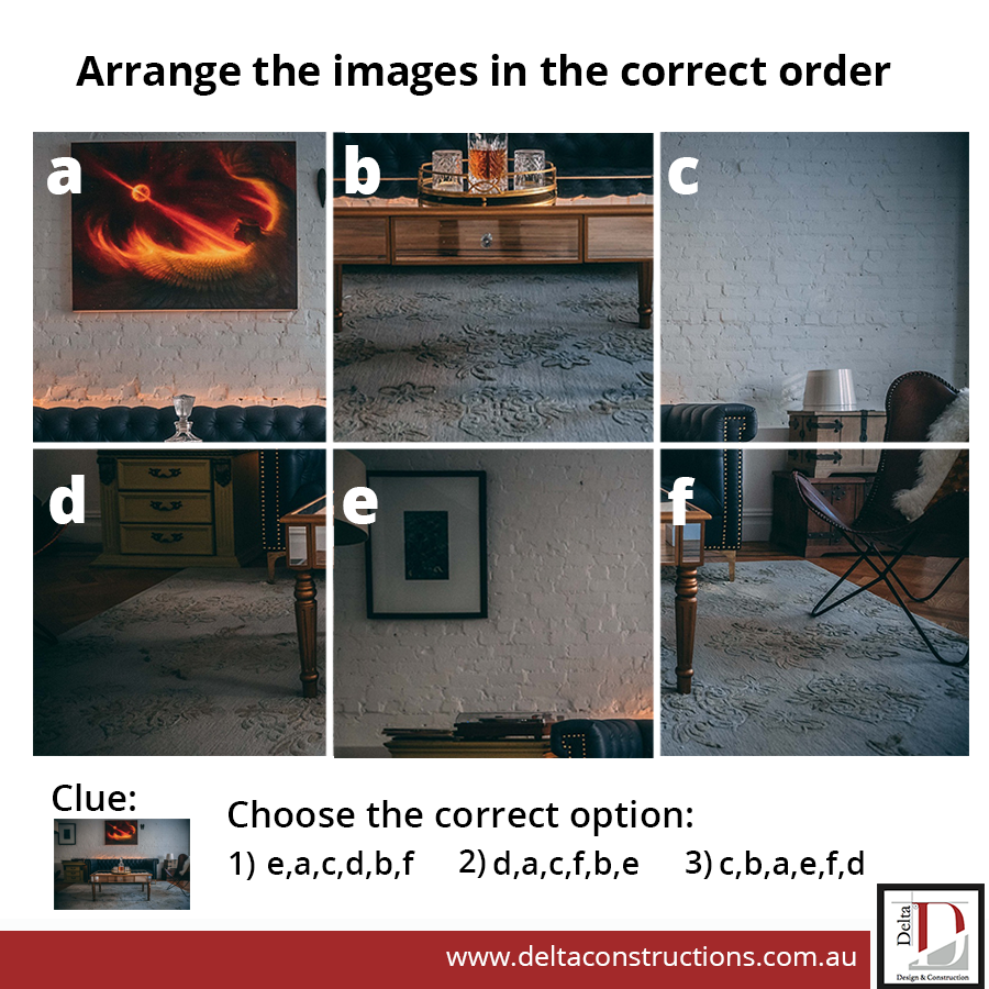 deltadesigncons's tweet photo. Rearrange the image in right order and complete this Fantastic picture of the living room! 👇🤔🤔💒

#Livingroom #Deltaslivingroomweek #livingroomrenovation #livingroomdecor #livingroomdesign #puzzle #home #WeekendVibes #SundayFunday #Sydney #Australia https://t.co/o48N71oRP9