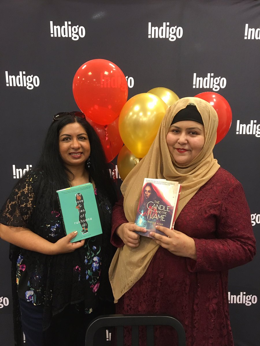 Huge thank you to @Nafizaa for coming in to speak about her debut, THE CANDLE AND THE FLAME 🔥 It was a lovely event!