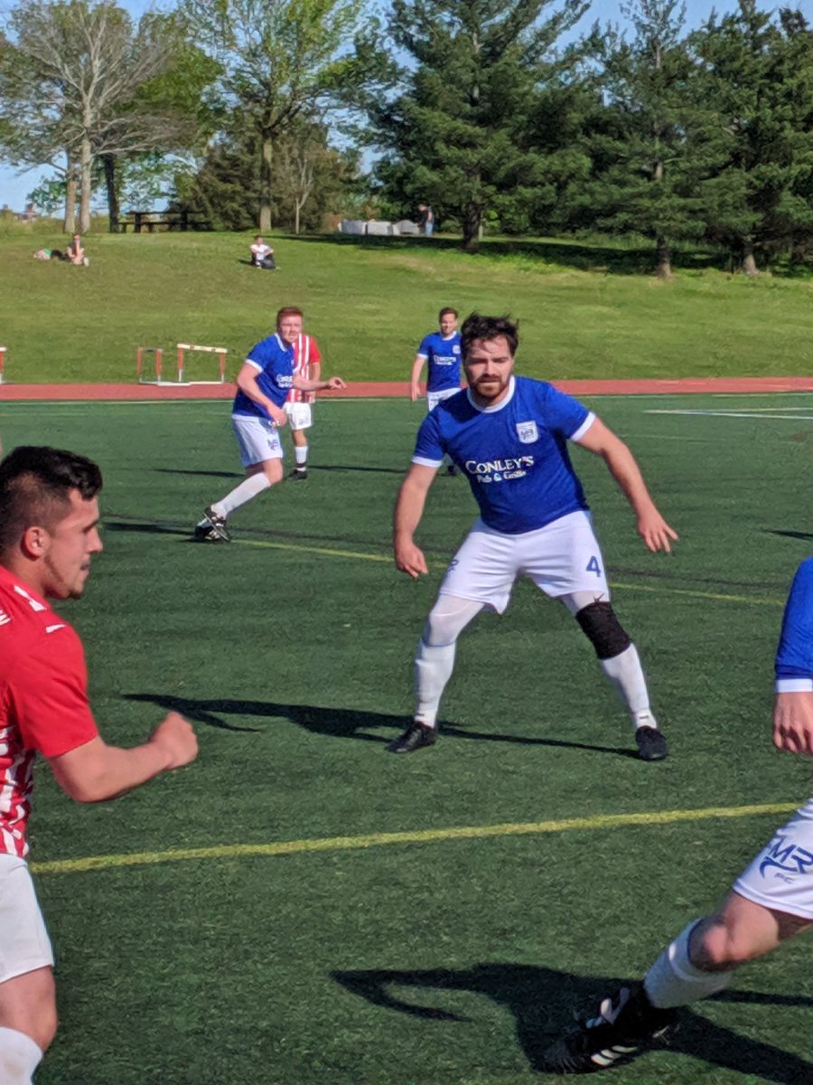 MysticRiverFC's tweet photo. Gritty result for the lads today to come back at the end vs. a tough @TauntonEagles side. 2-2 on the day.  Goals from @Vin_Dougie (assist Seth) and Seth (assist @RSabouri)! #WeGoAgain @MysticBrewery @conleyspub https://t.co/W1T6rog0cr