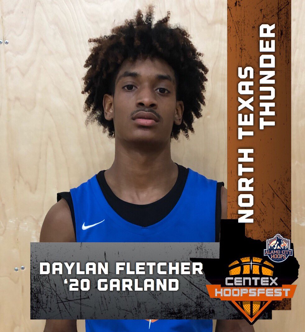 AlamoCityHoops1's tweet photo. Dropping 24 in the win for @ntxthunder is Daylan Fletcher (‘20 Garland) with 24pts while knocking down 4 3s.  Very quick with the ball and attack’s the rim. https://t.co/7cUkjm2s6C
