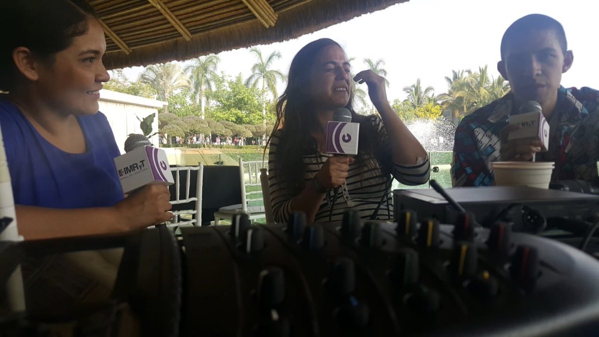 Nos encontramos platicando con Celine Huerta y Alberto Benítez de la Dirección de arte. Sigue los detalles a través de las emisoras de #LaRadioDeMorelos o vía streaming imryt.org📻 #SolarGNP <a href="/SolarGnp/">Festival Solar GNP</a> @Luulou_