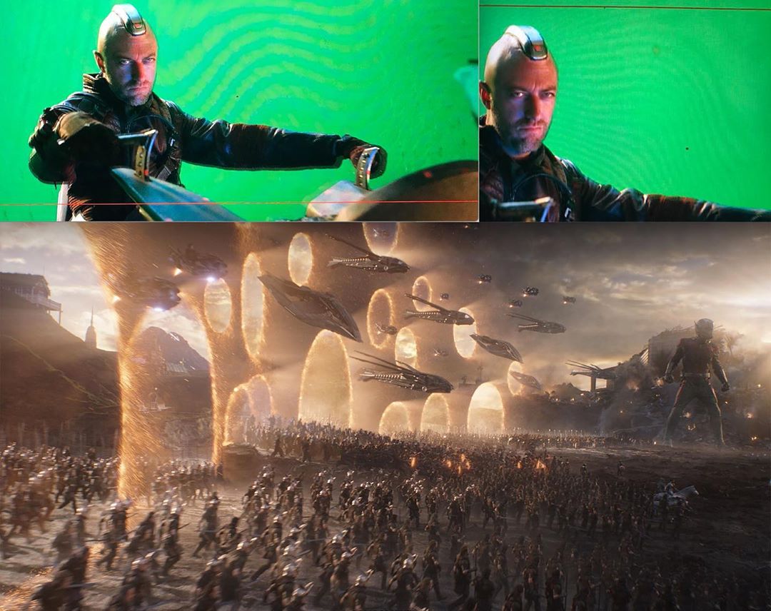 Weeping Angel エンドゲーム クラグリンはアップも撮ってるのにめちゃくちゃ遠景でしか入ってないぽい ショーン ガン自身は最終戦の撮影にはロケットさん役か何かでクラグリンのメイクなしで参加してたみたいだけど T Co Vz5rahjomh Twitter