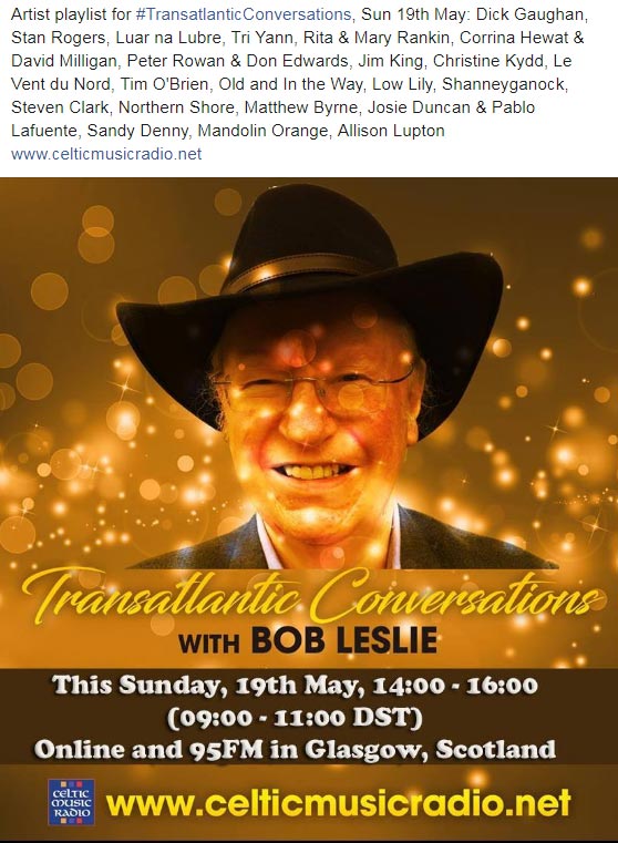 rwleslie2's tweet photo. Playlist for #TransatlanticConversations Sun 19 May @celt95fm @allisonlupton1 @Mandolin_Orange @josieandpablo @mattbyrneNL @ShoreNorthern @stevenclarksong @shanneyganock @LowLilyBand @TimOBrienmusic @leventdunord @ChrisKyddSings @corrinahewat #ingreatcompany #folk #Traditional https://t.co/wGwhaf1441