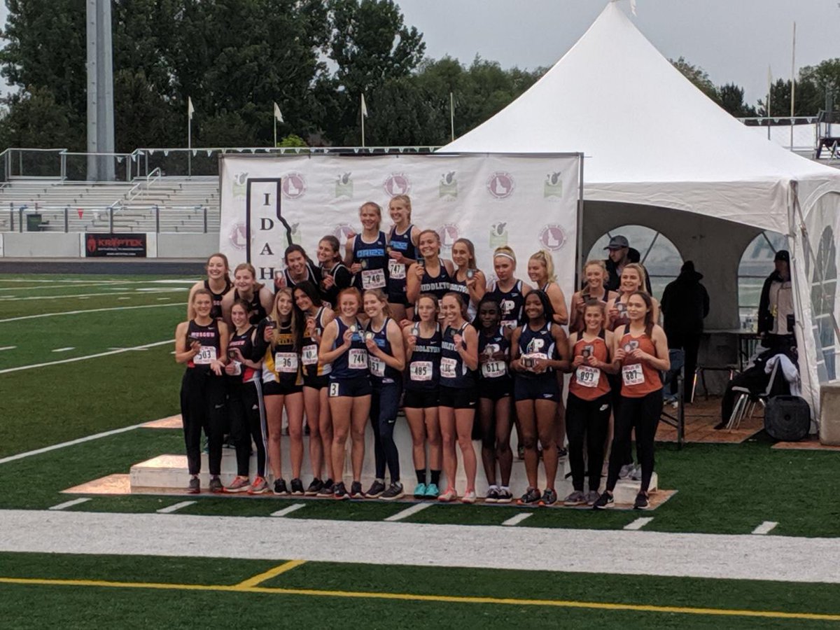 MiddletonTnF's tweet photo. Our Viking Women rocked it, too!  Getting 2nd in State in the Medley Relay!!! https://t.co/xUa88TdSwU