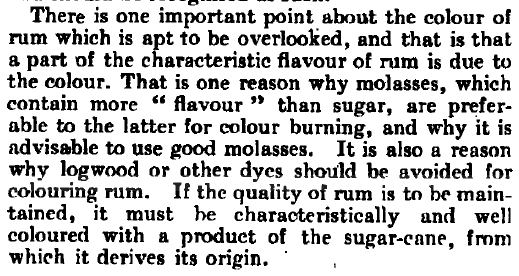 cocktailwonk's tweet photo. Some 1921 notes by F.I. Scard on preparing caramel coloring for rum, and its impact on the resulting flavor.
#rum #rumhistory https://t.co/LiHH8krLcj