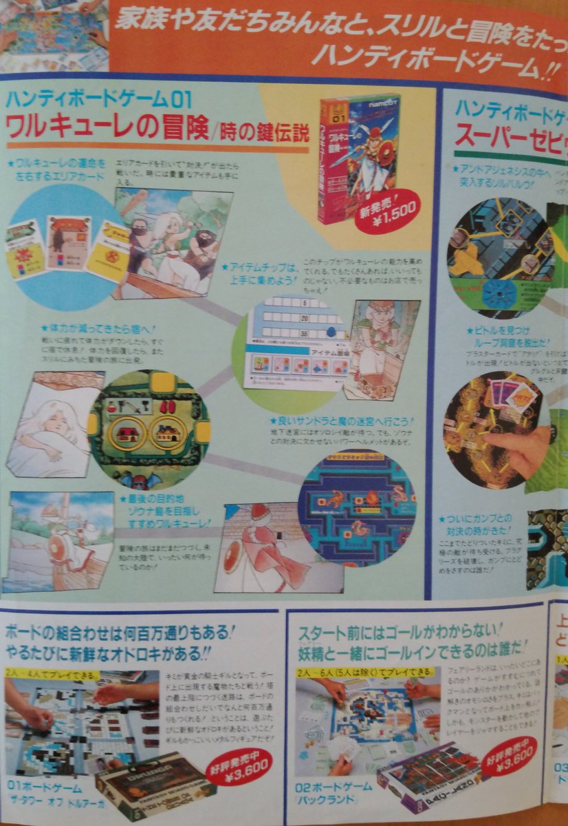ナムコットニュース第22号です。ドラゴンバスターの敵キャラの特徴と