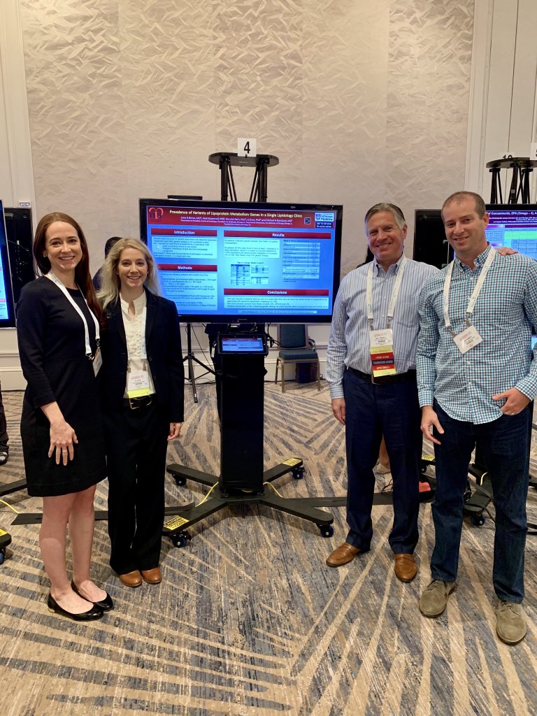 Showcasing the high prevalence of abnormal genes of lipoprotein metabolism at a single lipid clinic with <a href="/mdavidsonmd/">Michael  Davidson MD</a> <a href="/mkhoran6/">Molly</a> and Mendel Roth. In addition to prevalence, helpful seeing how genetic results can alter management. #NLA #UChicago #FutureLipidManagement