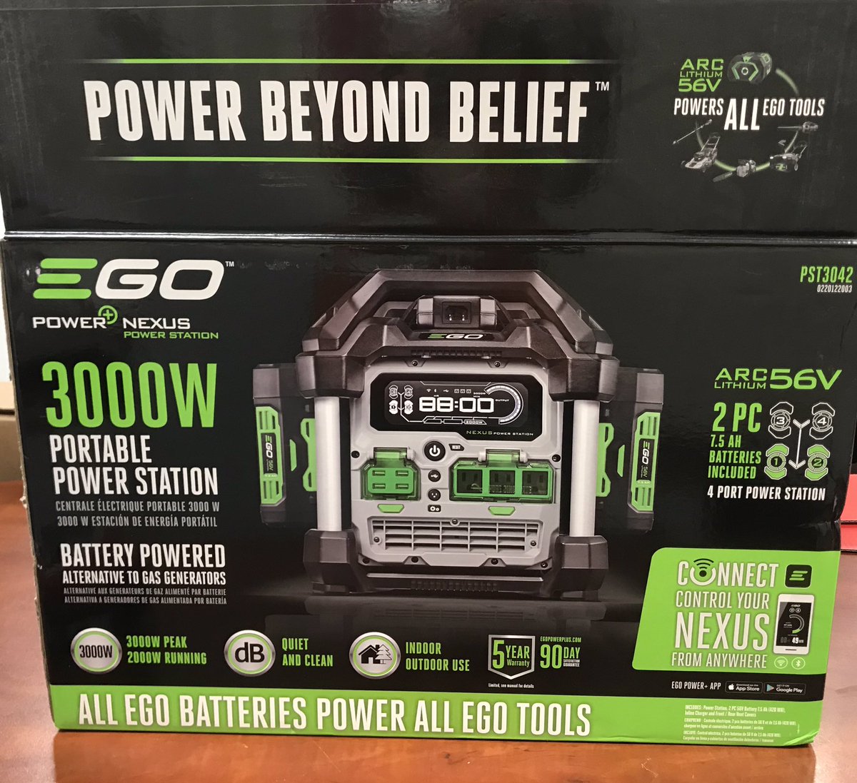 Check out this bad boy! Ego #PortablePowerStation available at your local Encinitas Home Depot!