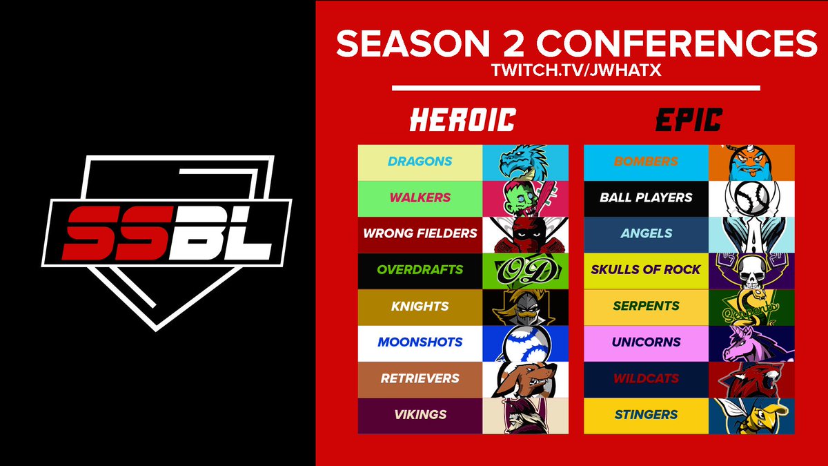 SSBLtv's tweet photo. ANNOUNCEMENT: Introducing the 8 new teams as well as the new conferences that will debut in Season 2! Which is your favorite? https://t.co/xiSnVavkPO