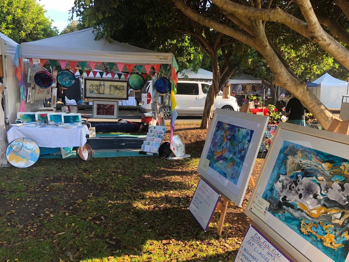 abstract_inks's tweet photo. ⁦@abstract_inks⁩ says good morning from @uminabeachmarkets #ArtForSale #inks #sennelier #yupo #uminabeach https://t.co/LGD8uZlkeu