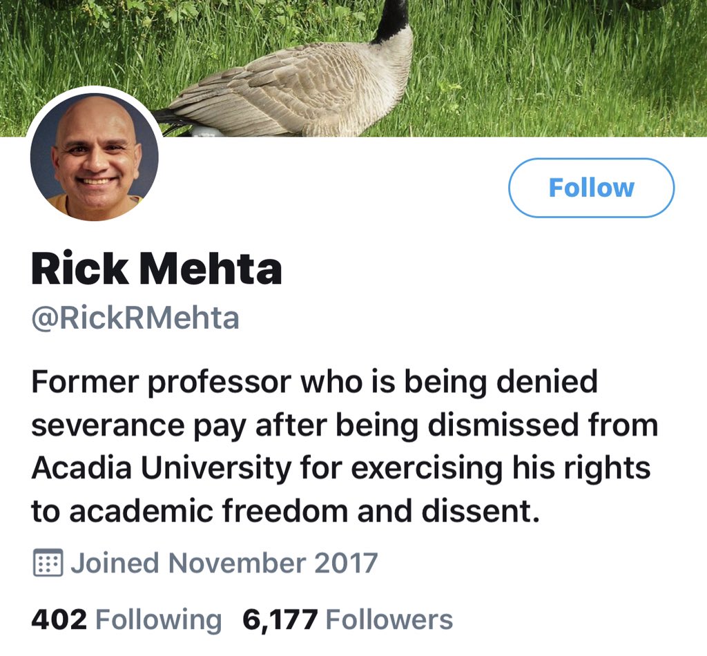 EdmABCanada's tweet photo. @RickRMehta @AirdrieK @albertateachers @CdnHumanRights You are late. Way late. It’s 2019. Get educated. This is not about you. #FormerProfessor https://t.co/8lI5ODKWrJ