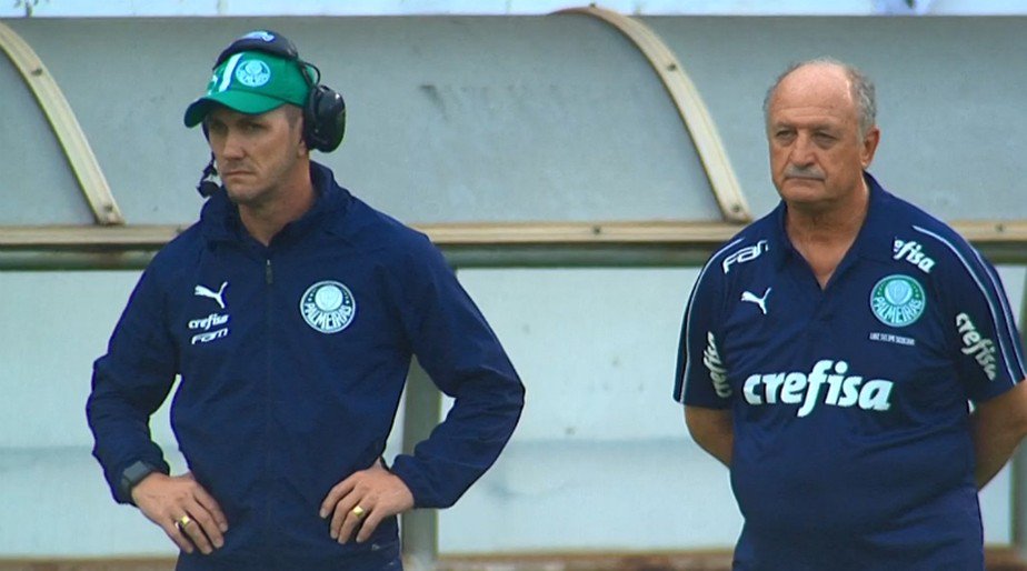 Felipão e seu assistente que é chefe de equipe da Fórmula 1 vão patrolando no brasileirão.