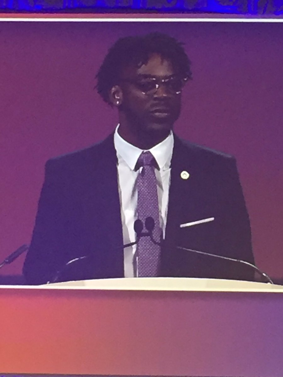 Amazing recipient of <a href="/HowardUniv/">HOWARD UNIVERSITY</a> <a href="/APAPsychiatric/">American Psychiatric Association</a> program for pipeline for black men in medicine.  Our future is bright!! #APAAM19