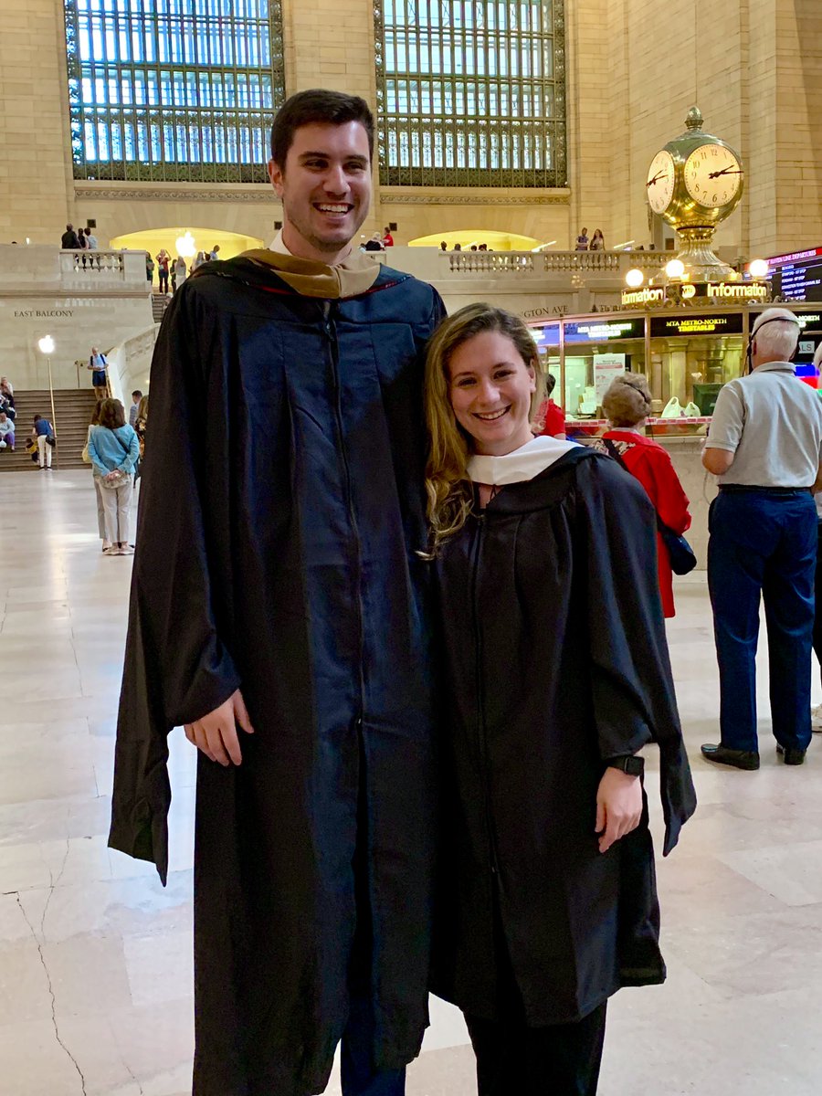 BCSD_AMQ's tweet photo. Sam &amp; Joe's graduation from Grad school! #IonaGrad ❤️❤️ https://t.co/E76Ozzy10X