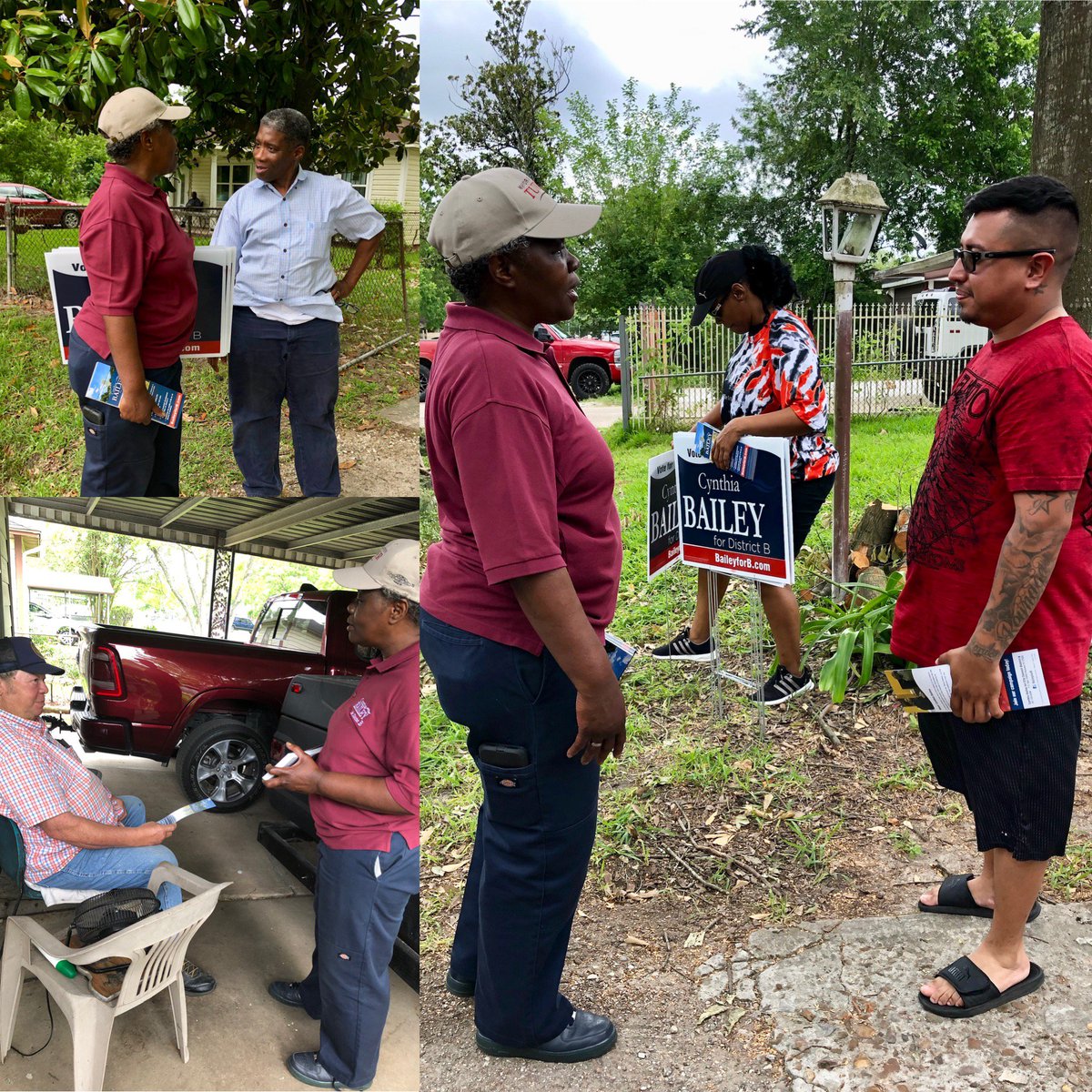 Bailey_for_B's tweet photo. Spent my day knocking doors to #SolveIssues and connect with neighbors. Roll call for my #DistrictB neighbors and let me know where to drop off your yard sign! #BaileyforB https://t.co/SHth9SCDBv