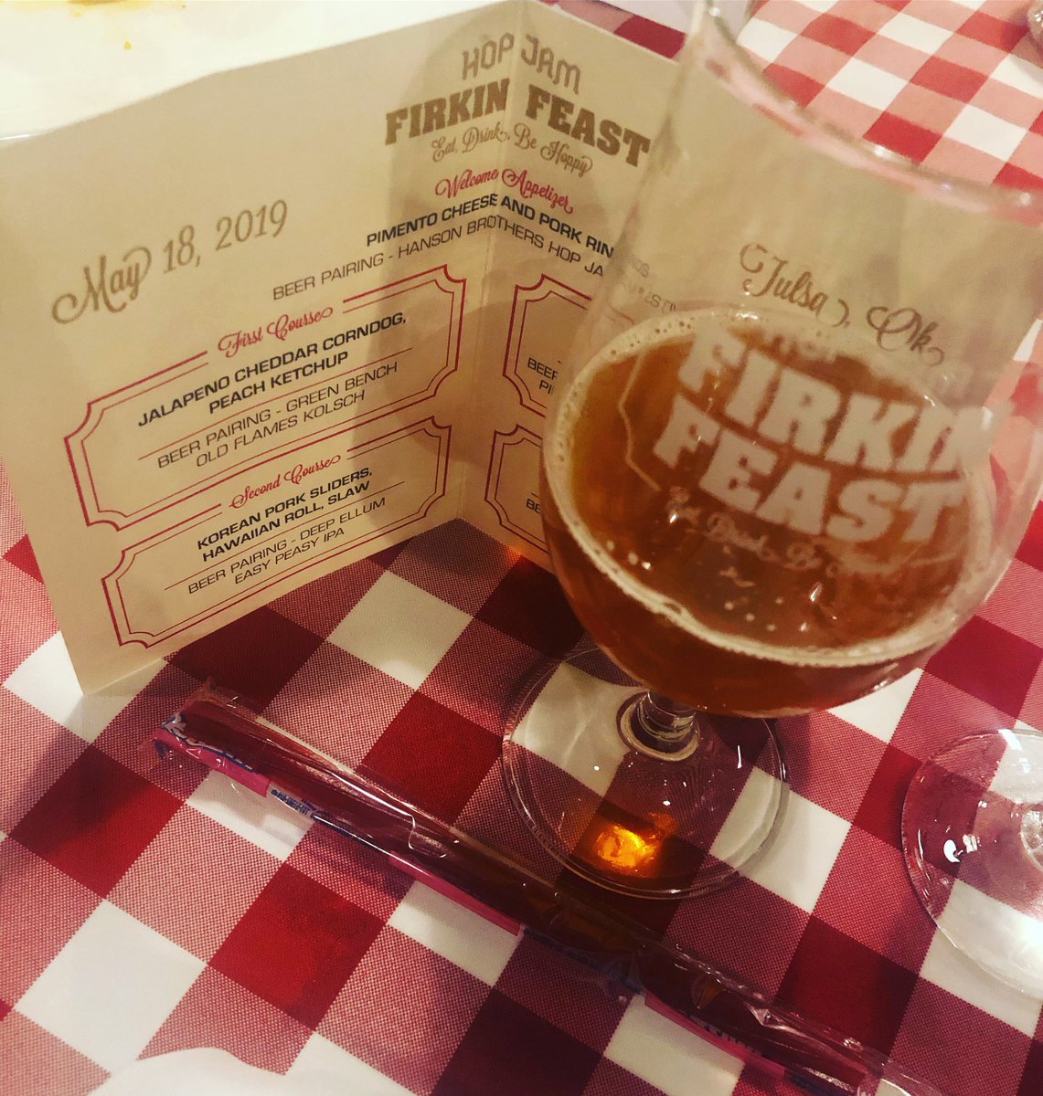 MMMBOP_NY's tweet photo. Another great Firkin Feast!!! @TheHopJam @HANSONBrosBeer @hansonmusic #thehopjam #firkinfeast https://t.co/dyssOIK6W5