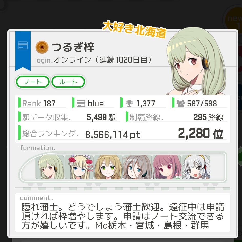 つるぎ梓＠駅メモ tweet media