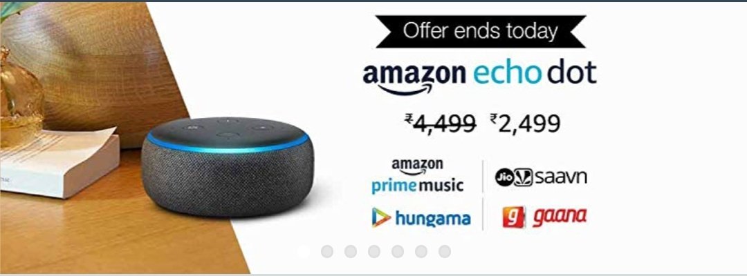 Kuttanmesthri's tweet photo. #AMZONEcho offer today :) https://t.co/GURjZnJMzV