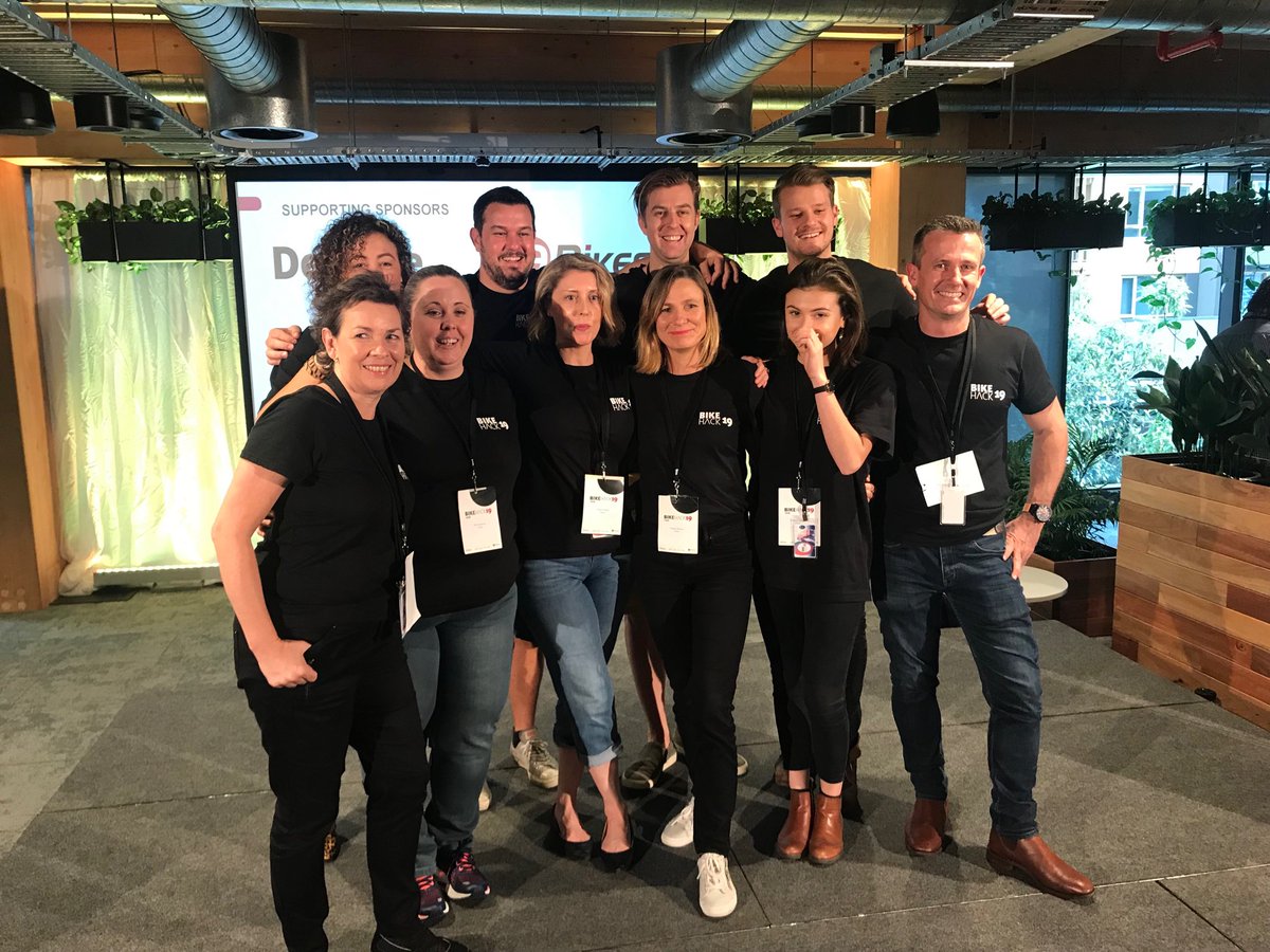 The amazing team #bikehack19