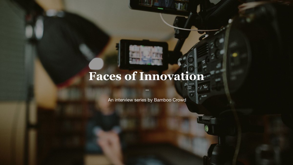 bamboocrowd's tweet photo. FACES OF INNOVATION: INTERVIEW WITH ELIZABETH REAL - What does the former CEO of ?WhatIf! think about the world of innovation consulting today https://t.co/BfDlrtBvR9 #Interview #Innovation https://t.co/oxhge4ZK8M