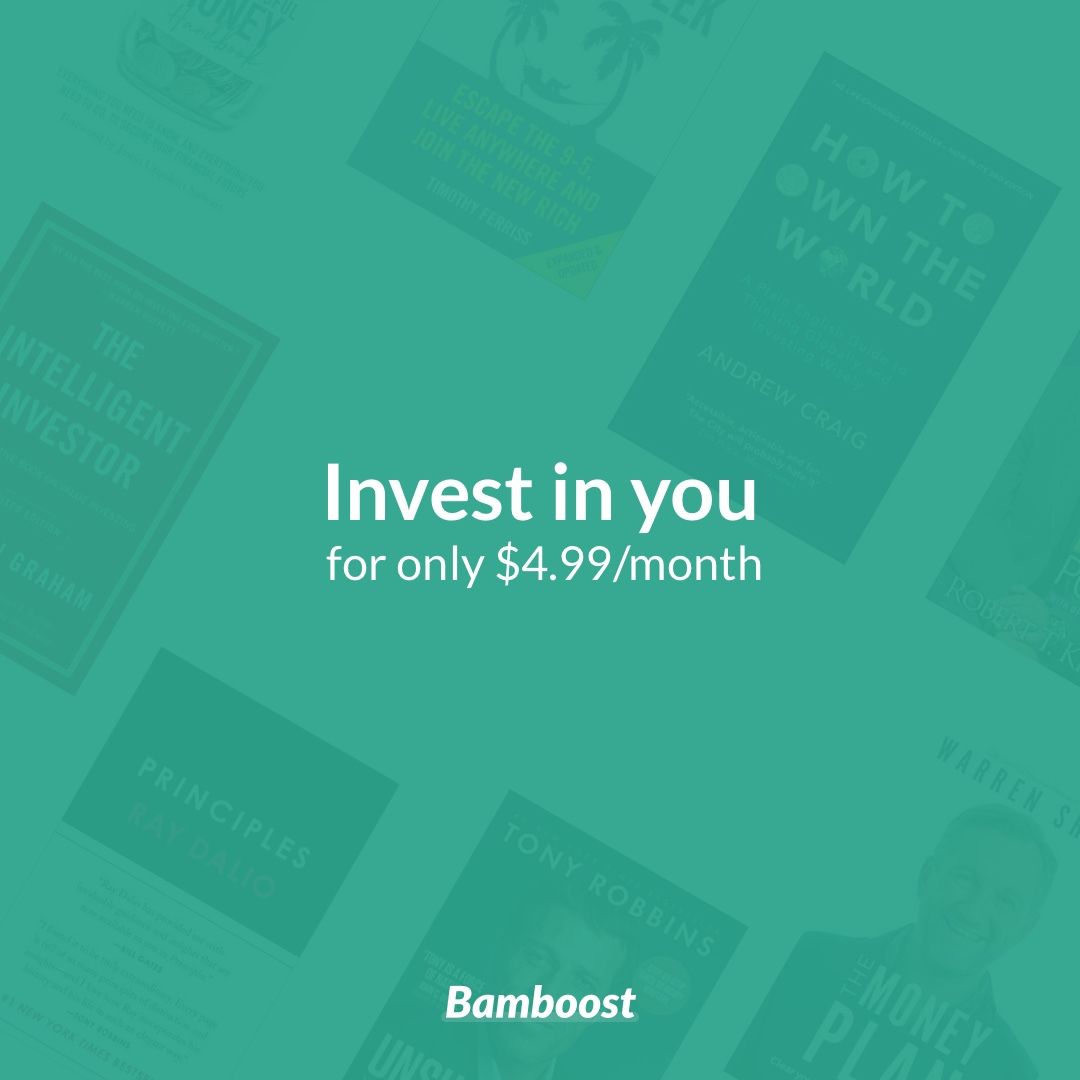 readbamboost's tweet photo. We've launched! Head to https://t.co/Zo9h0MXkHL to learn how to #InvestInYou

#Bamboost #LearnLiveGrow #InvestInYou #reading #live #grow #growth #learn #learning #finance #booksofig #bookreader #books #bookstagram #investing #investment #investinyourself #wealth #entrepreneur https://t.co/Dob5JjZYoO