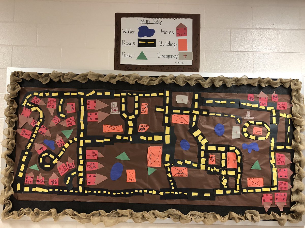 Taking this day to reflect on one of the projects I had my students do during my student teaching. This was not only a great way to engage students in learning about maps and reading maps, but also the importance of teamwork! This was a #groupeffort! #teachingthefuture