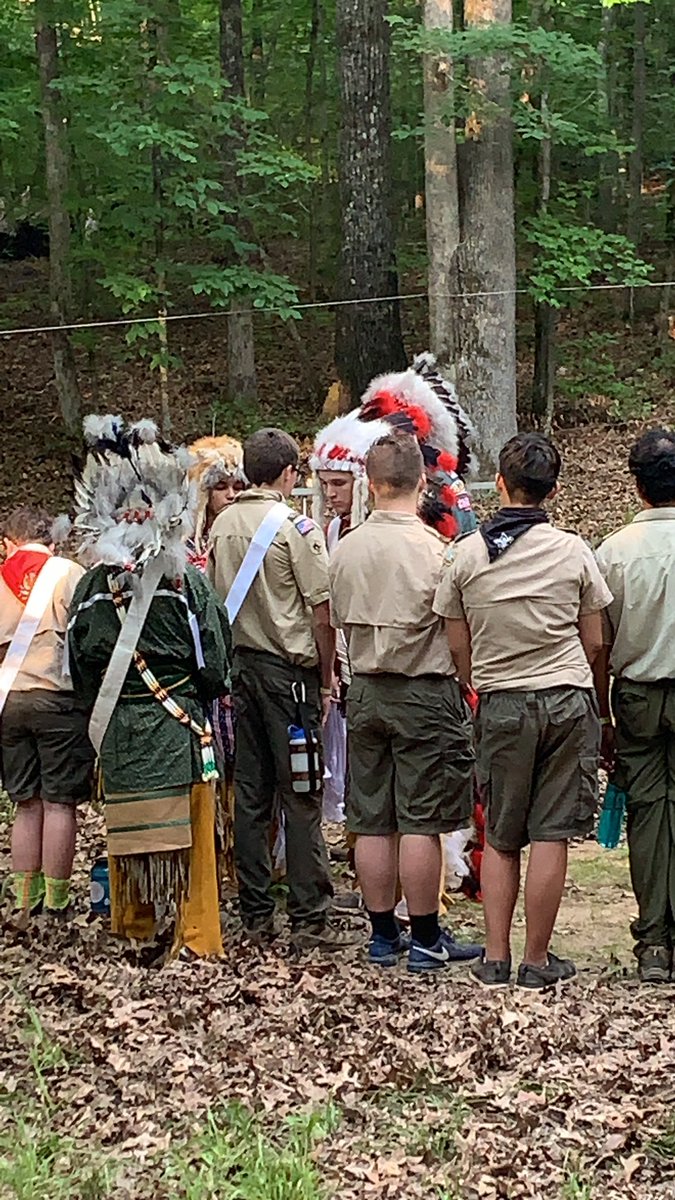 chipvanalstyne's tweet photo. JoAnn and I got to see Alex be inducted into @egwatawadee of @oabsa in @BertAdamsSC @ATLBoyScouts after his #ordeal an uplifting ceremony and his new sash. Proud of our #arrowman https://t.co/EpAy0Tql7p