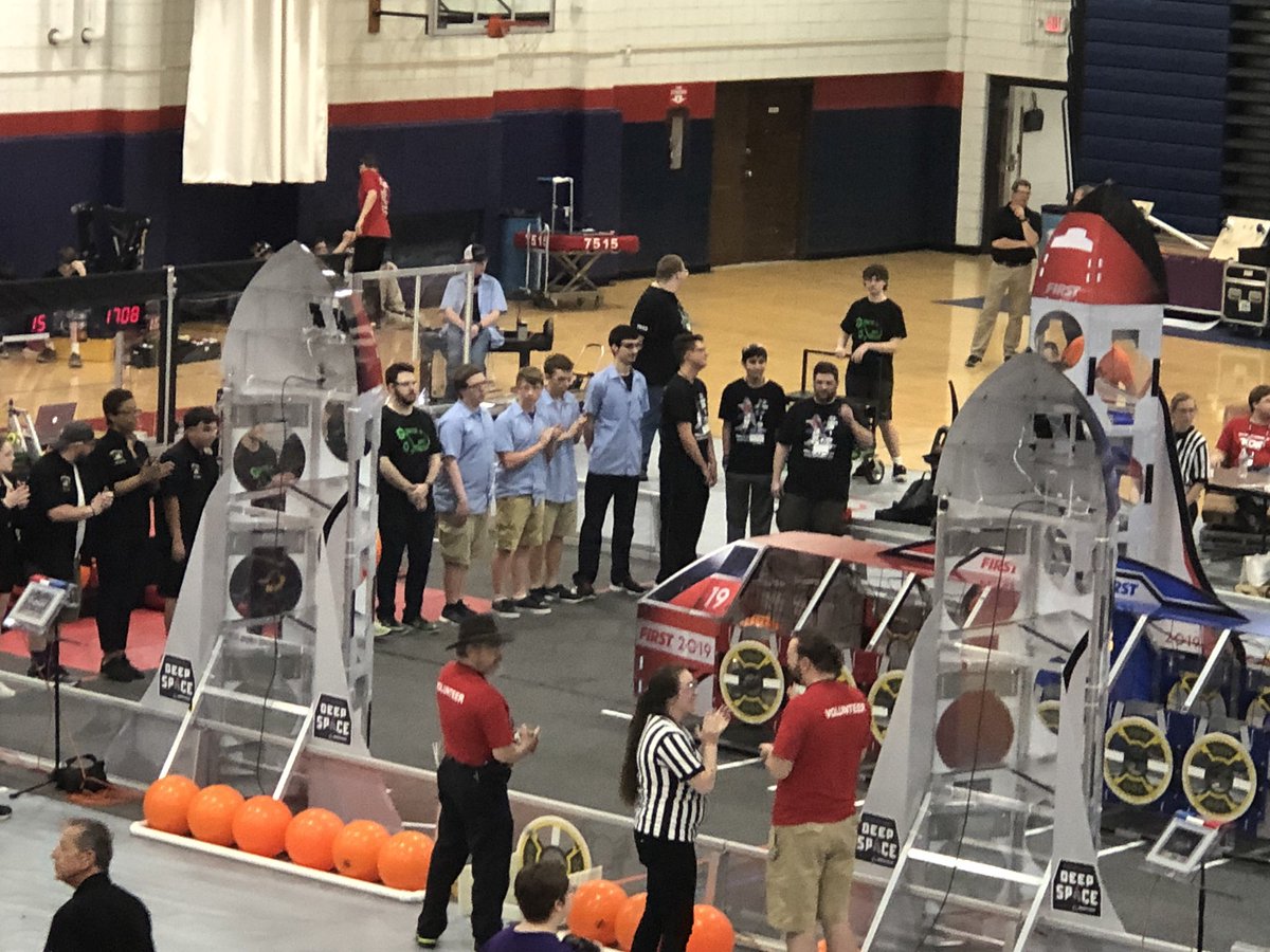 Team 3484 Marysville Short Circuit finished 2nd in the WOW regional championship (32 top teams from three states). An excellent finish to an excellent season! <a href="/MarysvilleEVSD/">Marysville Schools</a> <a href="/MarysvilleECHS/">Marysville STEM Early College High School</a> #ptbm #omgRobots Looking forward to #FRCInfiniteRecharge in 2020. #FRCxStarWars