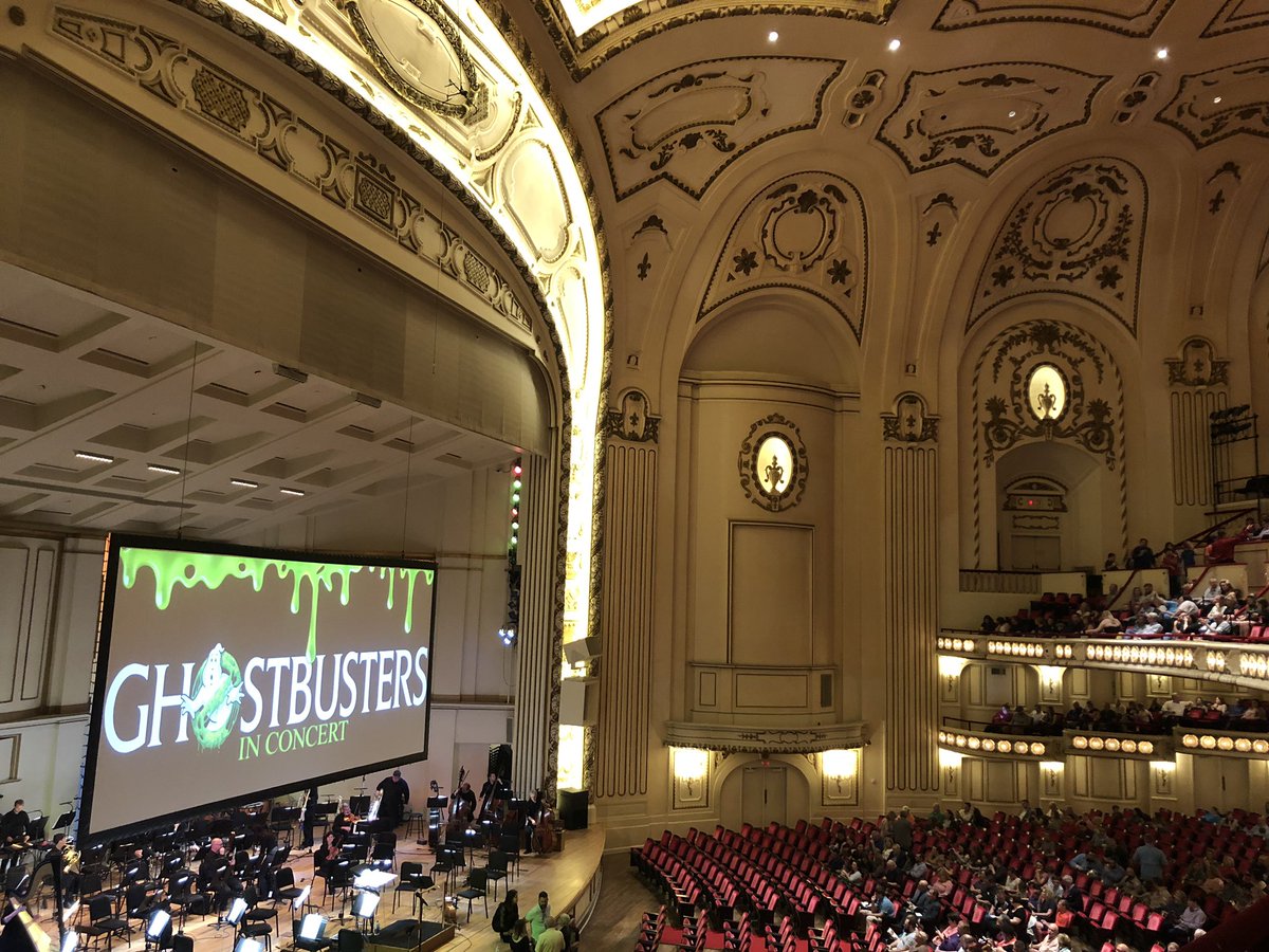 pseudospeak's tweet photo. After waiting months, the night is finally here! #Ghostbusters @slso https://t.co/uy9MPbgOKr