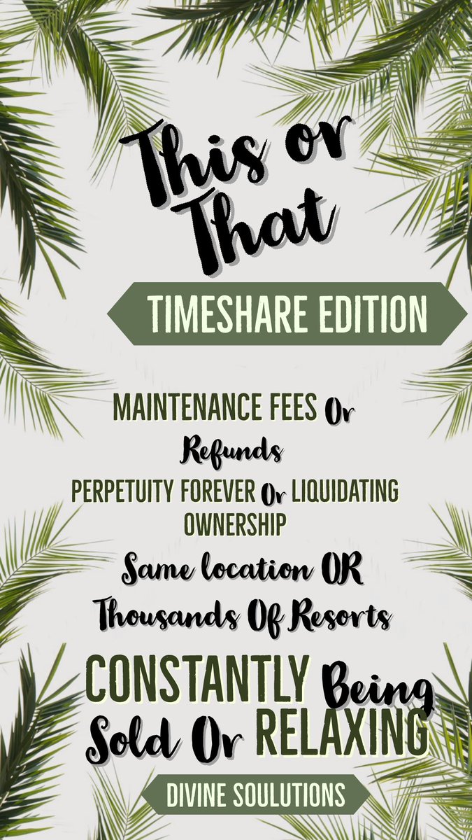 DivineSoulution's tweet photo. #timeshare #DiamondResorts #Wyndham #bluegreen #maintenancefees #vacation #scams #refund https://t.co/IvxNKRFzTT