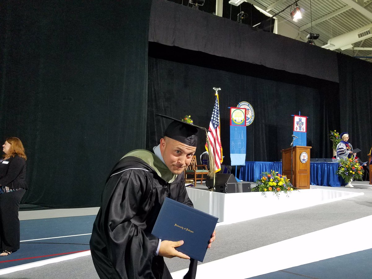 CoachGunny's tweet photo. Master of (n)one now...
Grateful for the lessons I’ve learned and the chance to walk with our seniors today! Finally UDone! 
#2019UDGrad https://t.co/hO2dc4Af1V
