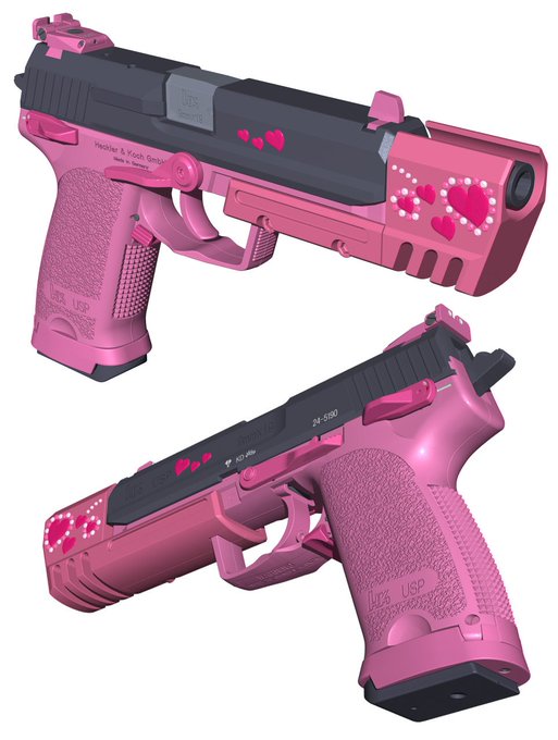 pinkguns#3DCG #Shade3D 