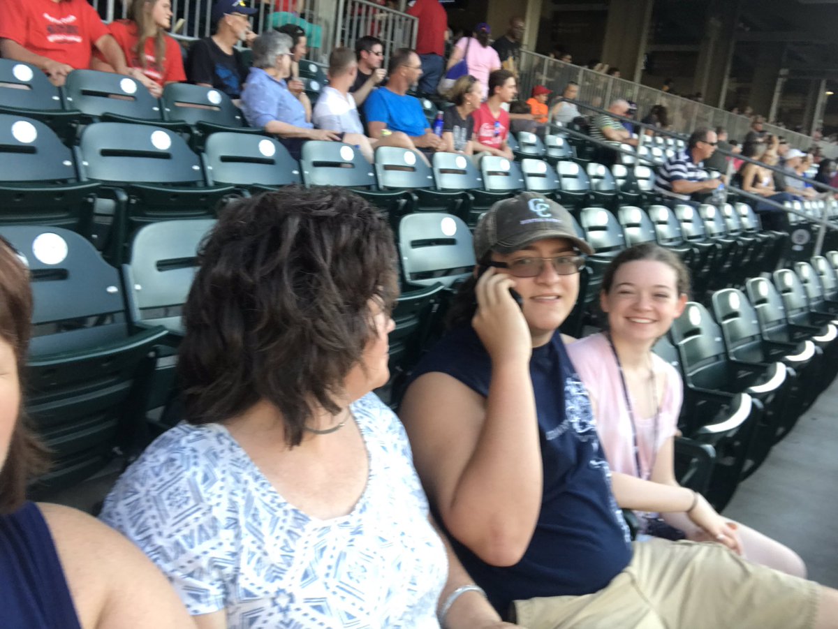 Enjoying the game!  @charlotteknights   #coolest fan