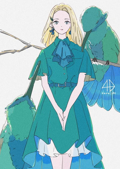 「アオミミハチドリ」 