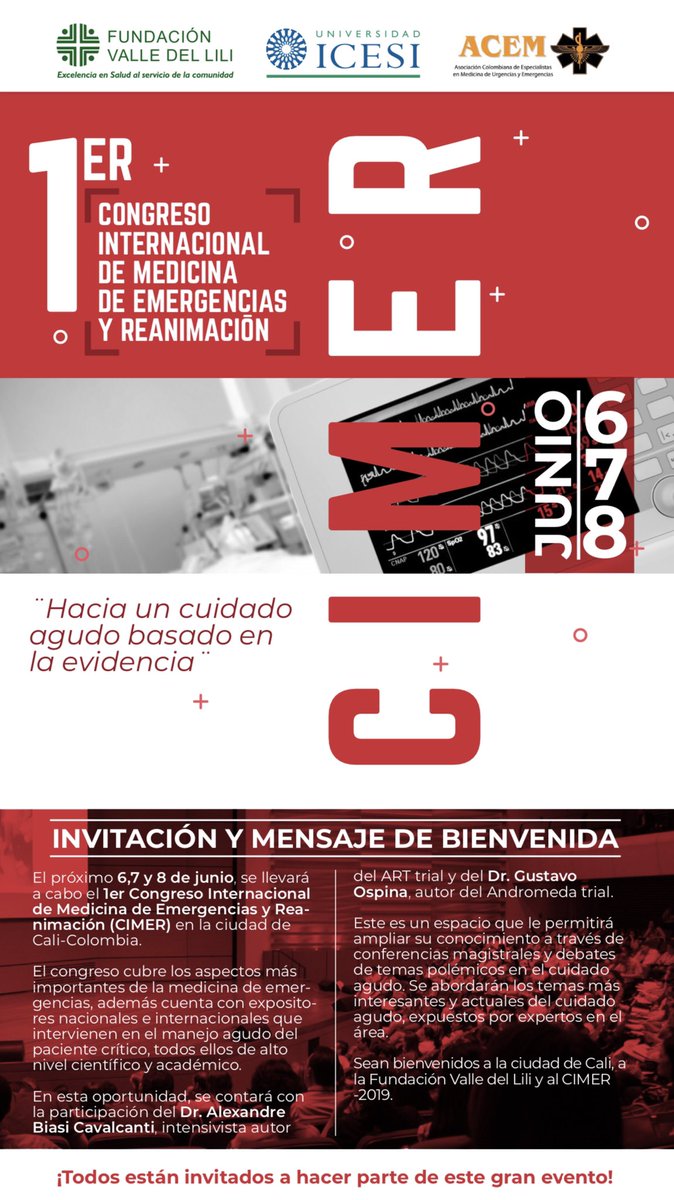 ResicesiMUE's tweet photo. Acompáñanos #CIMER2019 https://t.co/VgI5sAw2DQ