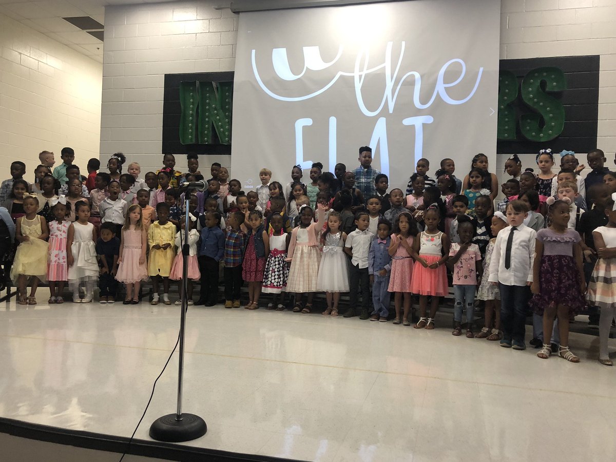 Cstjohn14's tweet photo. So proud of our kindergarten students and their awesome performance at their Kindergarten Celebration! It's been a great year! #hfemiway https://t.co/VKc463hr4x