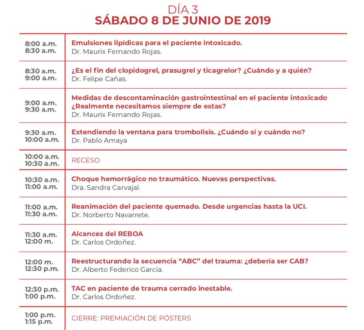ResicesiMUE's tweet photo. Programación en invitados de lujo #CIMER2019 https://t.co/AogBy0EPhI