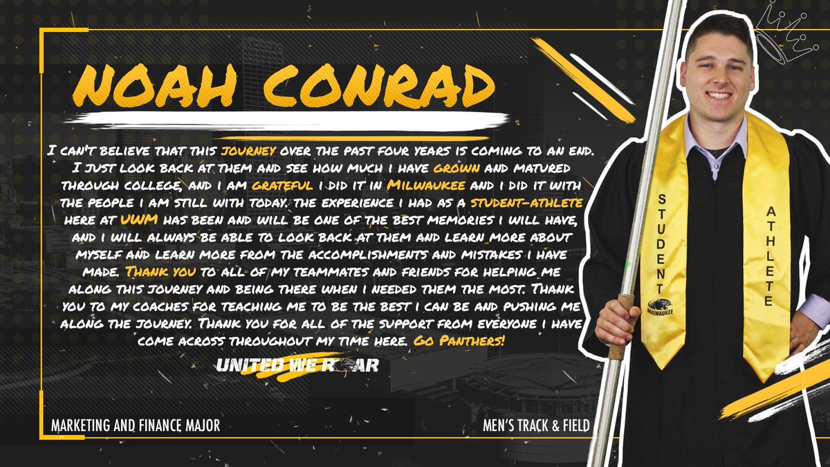 MKE_TFXC's tweet photo. 🎓On to the next chapter 🎓
Congrats, Noah! We're proud of you!
#PantherGrad https://t.co/Fe50JVl16d