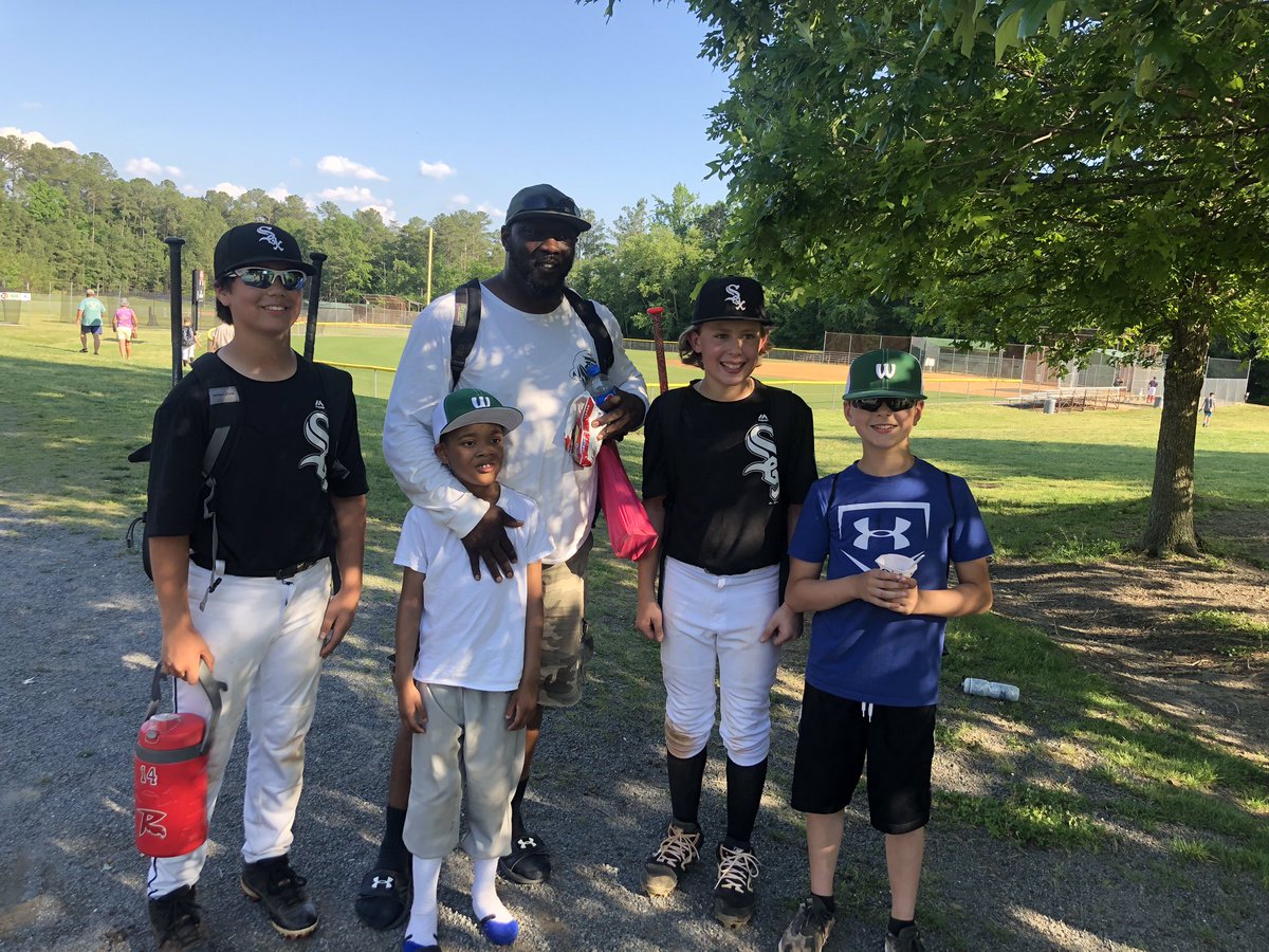 dogle12's tweet photo. When @WilderMiddle Coach Handsome takes time out of his Saturday to watch his Little Leaguers play... #greatstuff #committedteacher #committedcoach #wilderbaseball @HenricoSchools https://t.co/T4QC1olmJC
