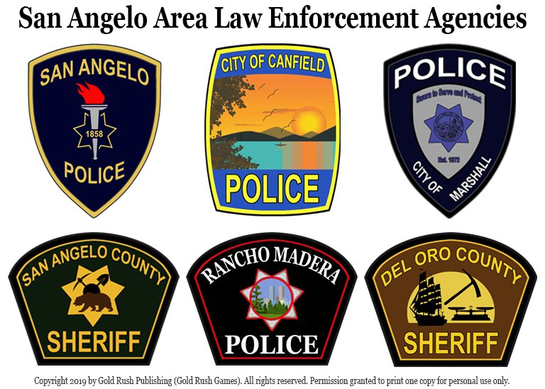 SACoHNews's tweet photo. In honor of the recent National Police Week, we present the San Angelo area law enforcement agency patches. Enjoy. https://t.co/fBoySQEicw