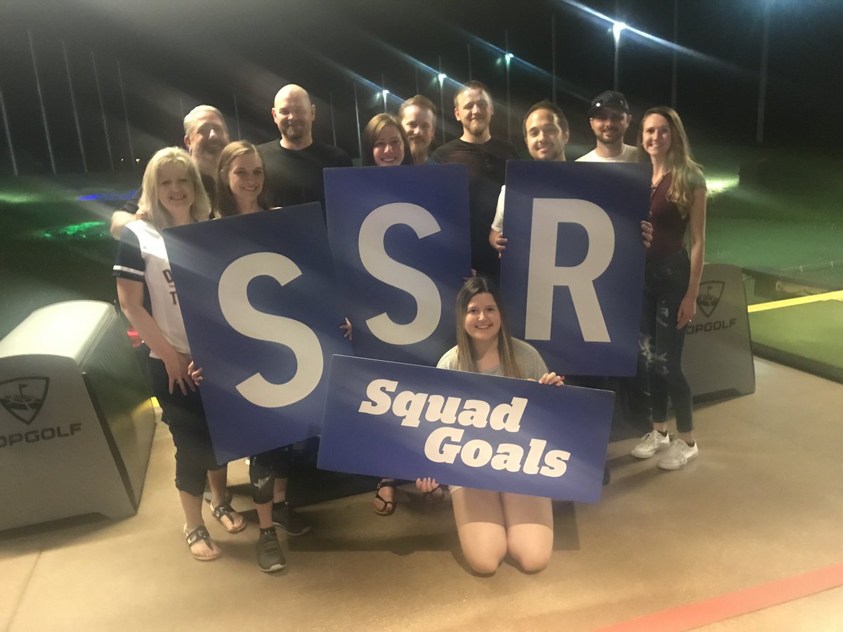 SSR Logistics company outing at Top Golf!