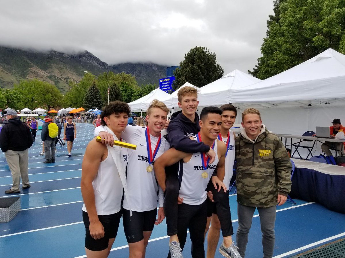Pumped for these boys! Great work. 1st in State in the 4x100.
