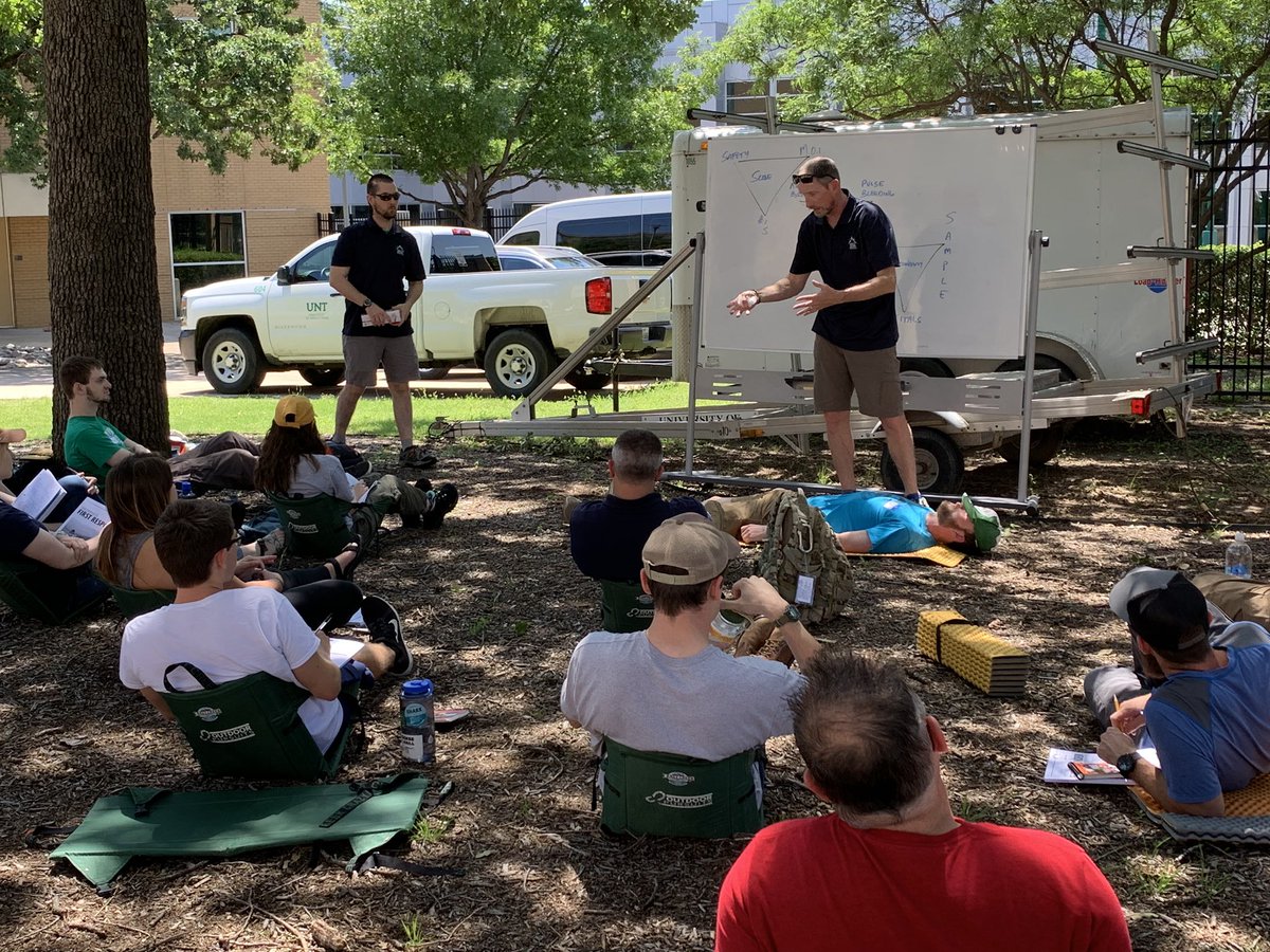 Bsksamos's tweet photo. Thanks @wildmed and  @UNTRecSports for a wonderful #WFR course.  Phenomenal instructors plus incredibly realistic simulations made it a great week of learning. https://t.co/JPHUvvCks8