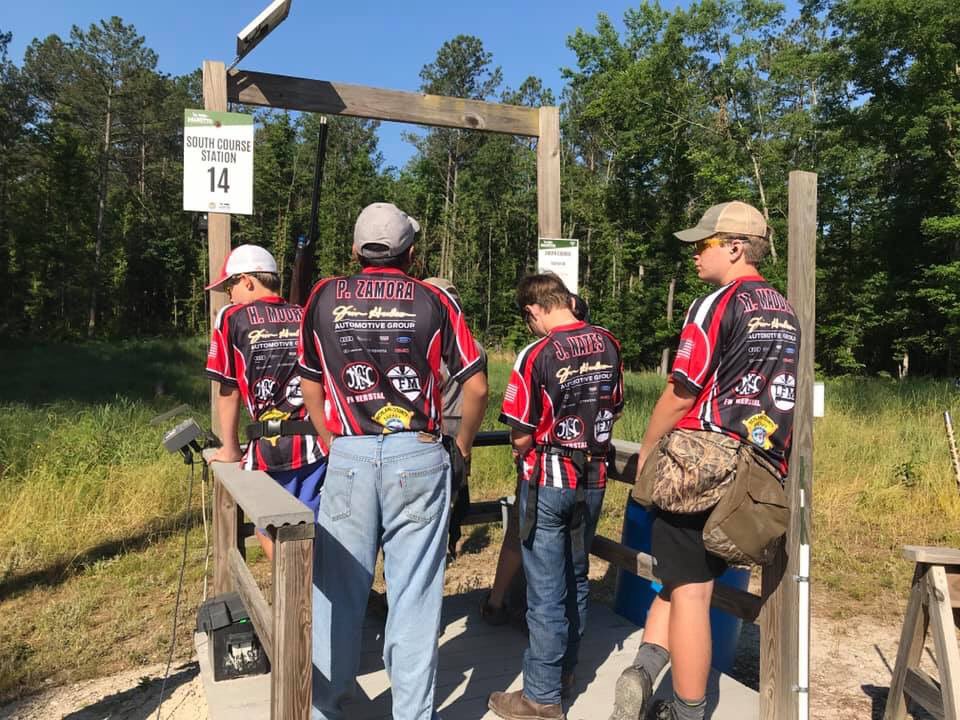 mauragmoore's tweet photo. The JV #CardinalClayCrushers had a great day at the SC #sctpstatechampionships at the @NWTF_official #shootingcomplex today! A big thank you to Coach Gary for mentoring all these shooters! #backthebird @CNathletics1 @4CardinalNewman https://t.co/I1fRnyDHh3