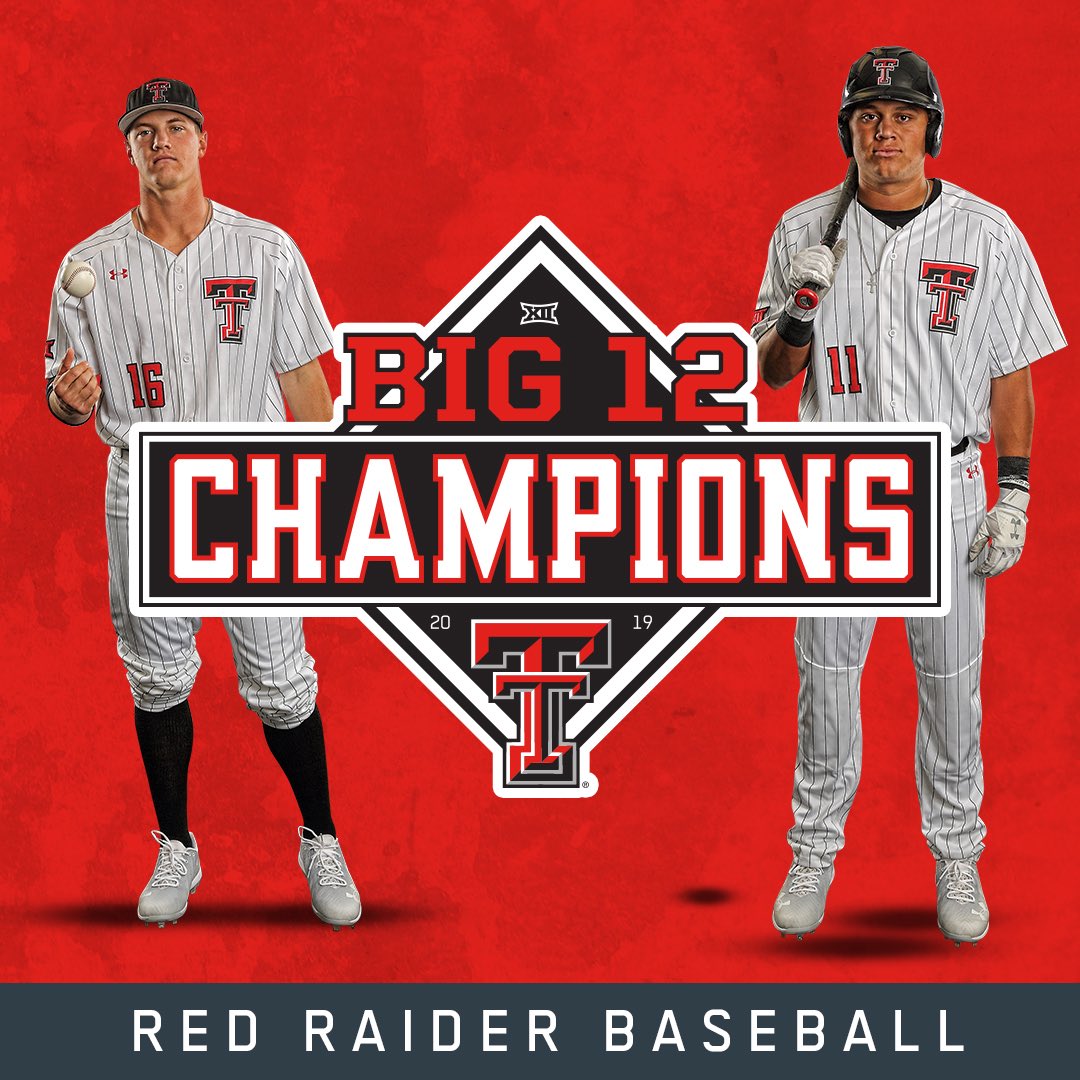 Texas Tech Baseball on Twitter: "Big Ŧwelve Champs. Again. 🔴#WreckEm⚫️…