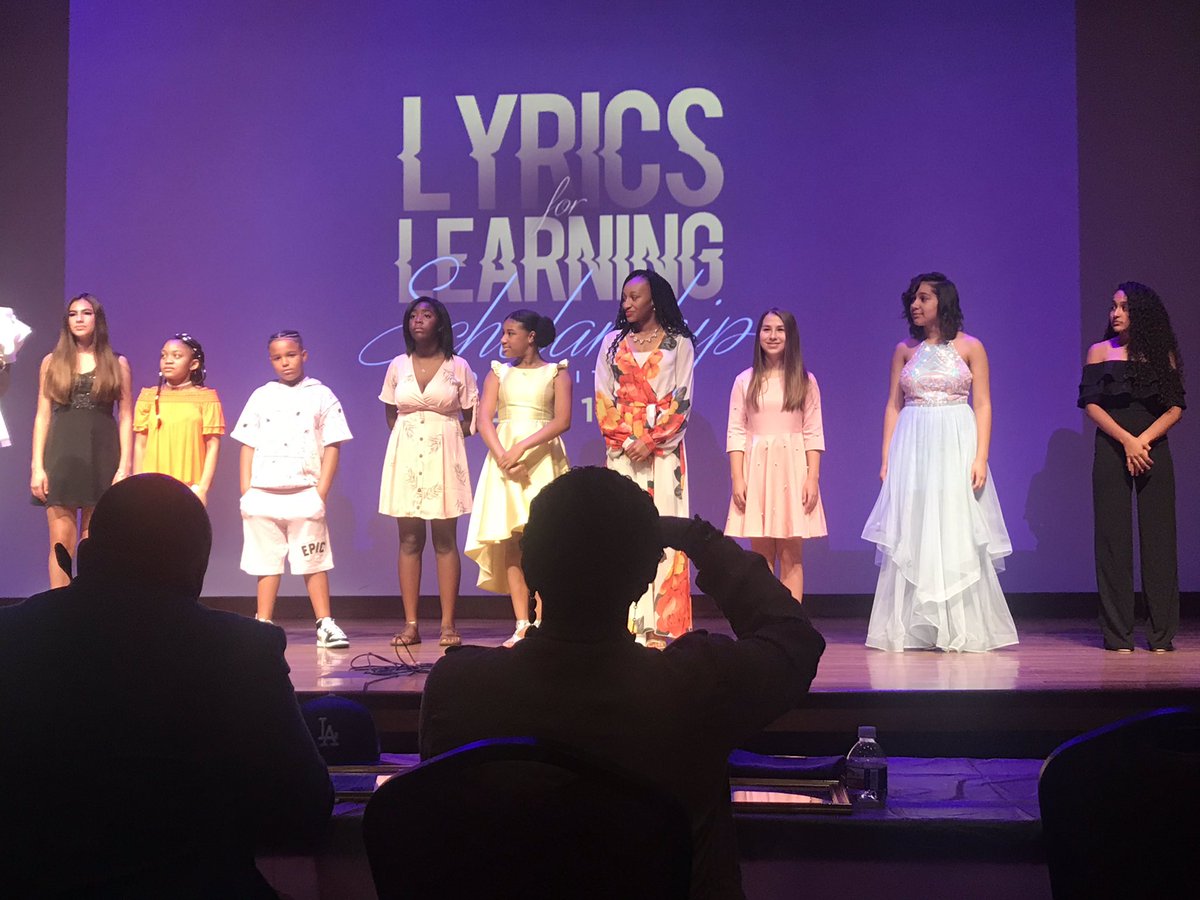jesswiltz's tweet photo. So proud of our @AMSColts student Lamaya Gilbert in being a finalist and performing her song for #Lyricsforlearning! She did a phenomenal job! @AldineISD @drgoffney https://t.co/6sLZ21Vryw